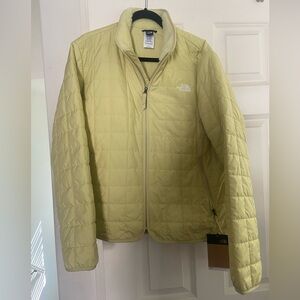 The North Face Pale Lime Quilted Jacket